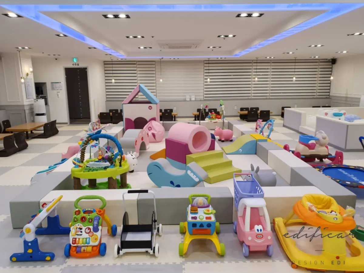 맘블리 베이비카페, 안전한 영유아 전용 플레이존